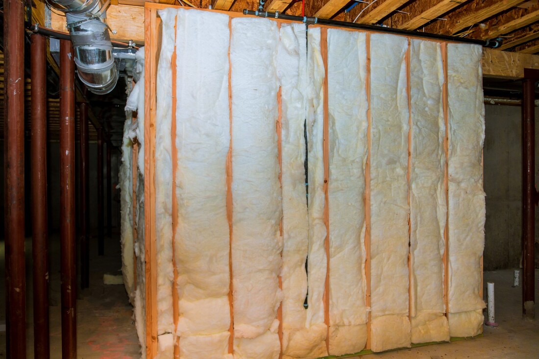 An image of a basement insulation services